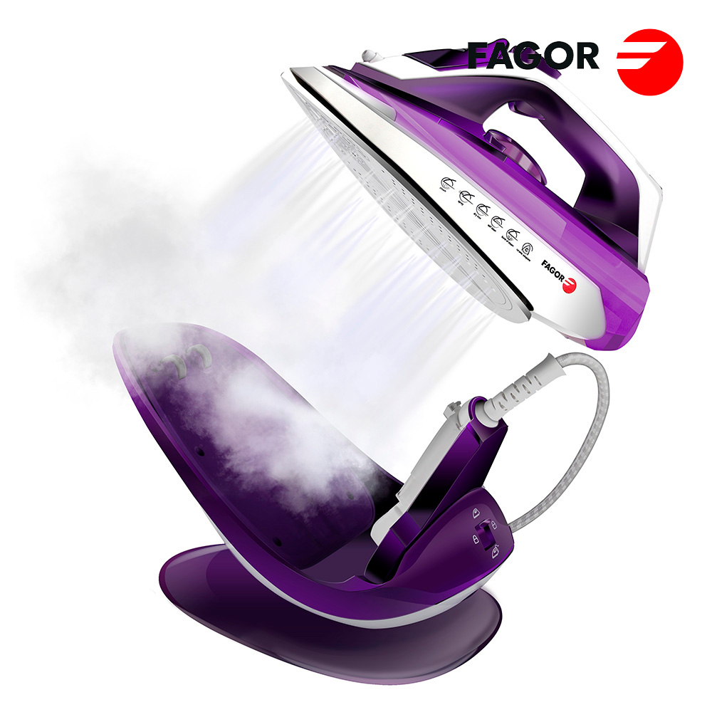 PLANCHA INALÁMBRICA 2 EN 1 CON BASE 2600 W (2)